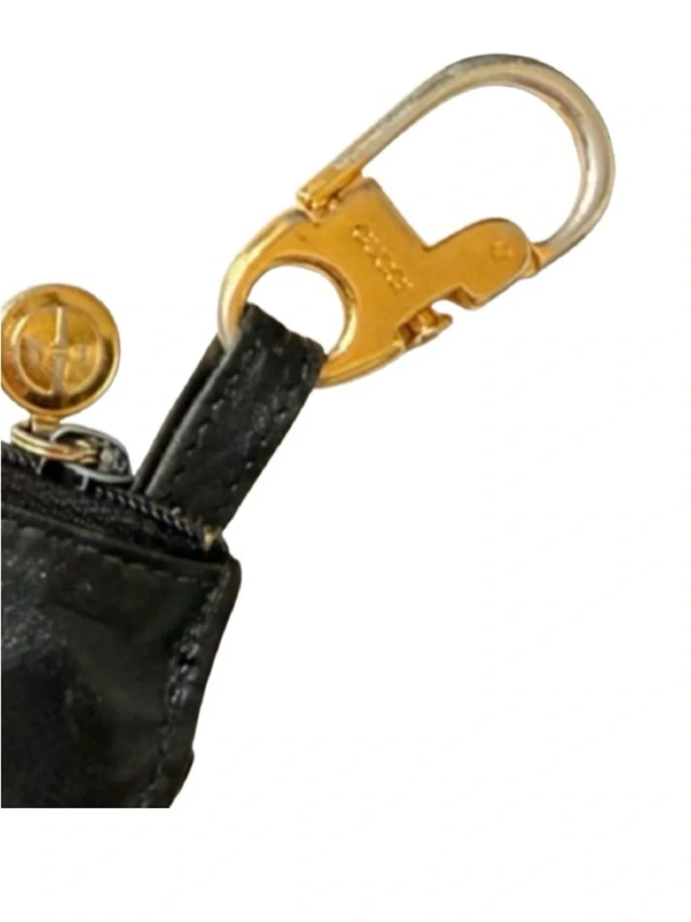 Vintage Gucci Card Holder Key Chain